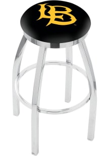 Cal State Long Beach Chrome Pub Stool -