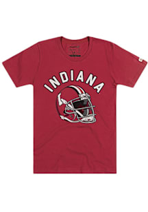 Homefield Indiana Hoosiers Crimson Football 1970s Helmet Sideline Tee Short Sleeve T Shirt