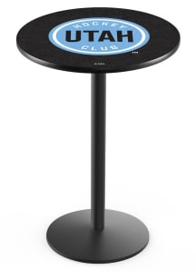 Utah Hockey Club Black Round Base Pub Table