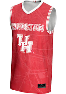 ProSphere Houston Cougars Youth Vigor Red Basketball Jersey