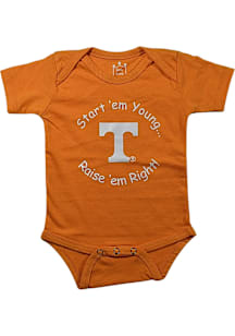 Tennessee Volunteers Baby Orange Game Day Short Sleeve One Piece