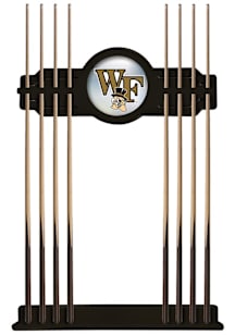 Wake Forest Demon Deacons Solid Wood Cue Rack Pool Table