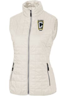 Cutter and Buck Columbus Crew Womens White Rainier PrimaLoft Vest