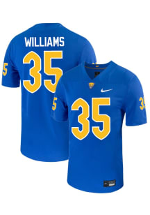 Jalynn Williams Nike Mens Blue Pitt Panthers NIL Name And Number Football Jersey