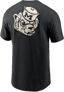 Michigan Wolverines Black Nike 2-Hit Cotton Short Sleeve T Shirt