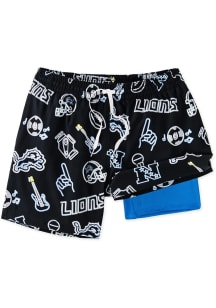 Chubbies Detroit Lions Mens Black Classic Neon 5.5in Lined Swim Trunks