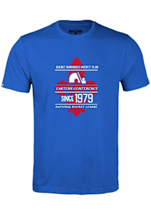 Levelwear Quebec Nordiques Blue Richmond Acumen Short Sleeve T Shirt