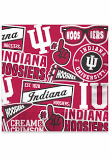Indiana Hoosiers 6.5" 25 pk Square Napkins
