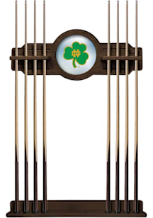 Notre Dame Fighting Irish Shamrock Solid Wood Cue Rack Pool Table
