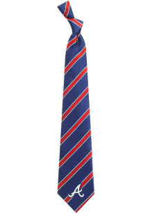 Atlanta Braves Poly Stripe Mens Tie
