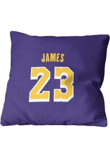 Los Angeles Lakers 18x18 Throw Pillow - Purple