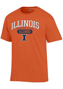 Champion Illinois Fighting Illini Orange Pill Alumni Jersey Short Sleeve T Shirt