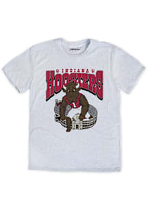 Indiana Hoosiers Youth Grey Stadium Bison Short Sleeve T-Shirt