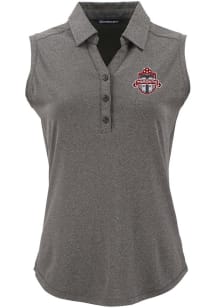 Cutter and Buck Toronto FC Womens Black Forge Eco Polo Shirt