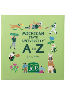 Green Michigan State Spartans University A to Z Children's Book