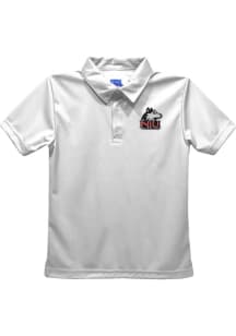 Vive La Fete Northern Illinois Huskies Youth White Team Short Sleeve Polo Shirt