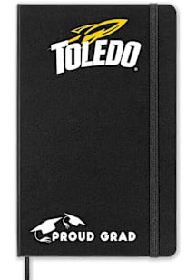 Toledo Rockets Proud Grad team logo Notebook and Folder - Black