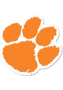 Clemson Tigers 2in Paw Dizzler Stickers - Orange