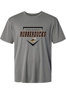 Summit Sportswear Akron RubberDucks Graphite Homeplate Short Sleeve T Shirt