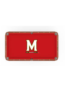 Red Maryland Terrapins Pool Table Cloth Pool Table