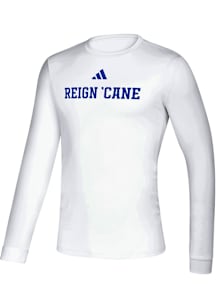 Adidas Tulsa Golden Hurricane White Reign 'Cane Creator Long Sleeve T-Shirt