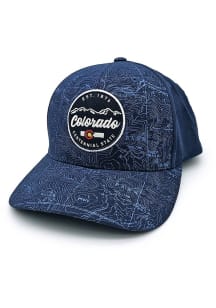 Colorado Base Camp Patch Adjustable Hat - Navy Blue