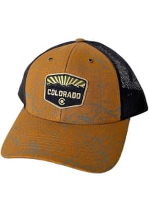 Colorado Topo Patch Trucker Adjustable Hat - Brown