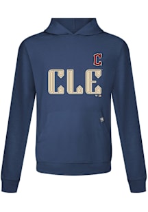 Levelwear Cleveland Guardians Mens Navy Blue Relay City Connect Core Hood