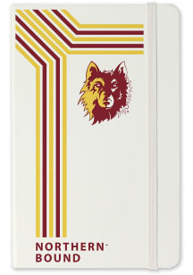 Northern State Wolves School Bound team logo Notebook and Folder - White
