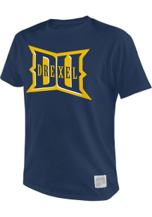Drexel Dragons Navy Blue Original Retro Brand Vintage Short Sleeve Fashion T Shirt