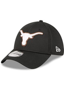 New Era Texas Longhorns Mens Black DL Team Pop 39THIRTY Flex Hat