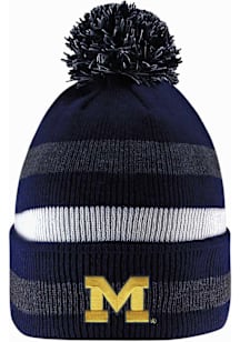 LogoFit Michigan Wolverines Navy Blue Primetime Mens Knit Hat