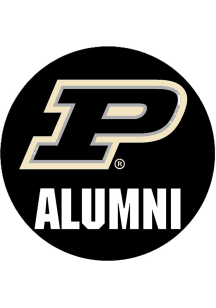Black Purdue Boilermakers 3&quot; Alumni Button