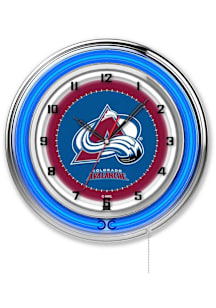 Colorado Avalanche 19in Neon Wall Clock