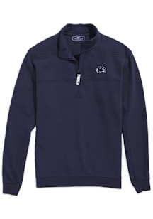 Vineyard Vines Penn State Nittany Lions Mens Navy Blue Shep Shirt Long Sleeve Qtr Zip Pullover
