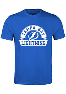 Levelwear Tampa Bay Lightning Blue Richmond Banner Arch Short Sleeve T Shirt