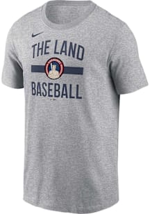 Nike Cleveland Guardians Grey City Connect Short Sleeve T Shirt