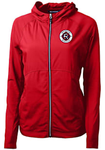 Cutter and Buck New England Revolution Womens Red Adapt Eco Light Weight Jacket
