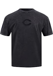 Pro Standard Cincinnati Reds Black Washed Classic Short Sleeve Fashion T Shirt