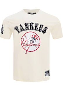 Pro Standard New York Yankees White Rebel Athletics Short Sleeve Fashion T Shirt
