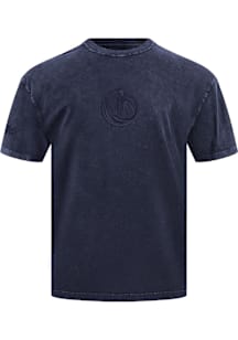 Pro Standard Dallas Mavericks Navy Blue Washed Classic Short Sleeve Fashion T Shirt