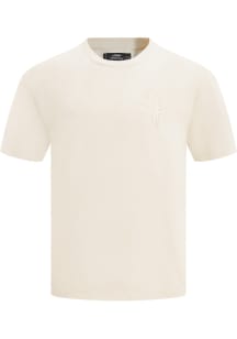 Pro Standard Houston Rockets White Cream Neutral Short Sleeve Fashion T Shirt