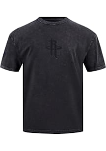 Pro Standard Houston Rockets Black Washed Classic Short Sleeve Fashion T Shirt