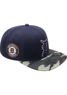 Pro Standard Detroit Tigers Navy Blue Camo Visor Mens Snapback Hat