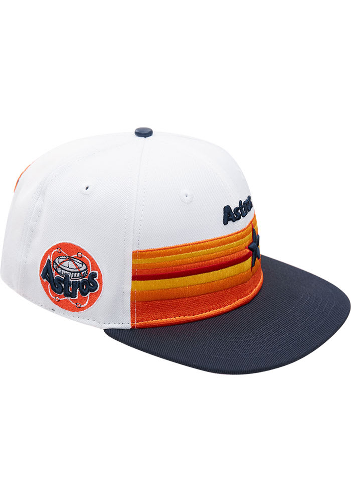Mitchell & Ness Men's White Houston Astros Cooperstown Collection Pro Crown  Snapback Hat