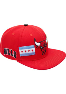 Pro Standard Chicago Bulls Red Double Front Mens Snapback Hat