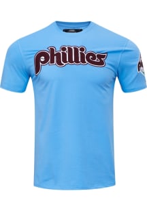Pro Standard Philadelphia Phillies Light Blue Classic Short Sleeve Fashion T Shirt