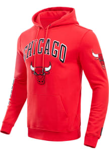 Pro Standard Chicago Bulls Mens Red Classic Bristle Fashion Hood