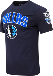 Pro Standard Dallas Mavericks Navy Blue Classic Short Sleeve Fashion T Shirt