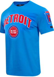 Pro Standard Detroit Pistons Blue Classic Short Sleeve Fashion T Shirt